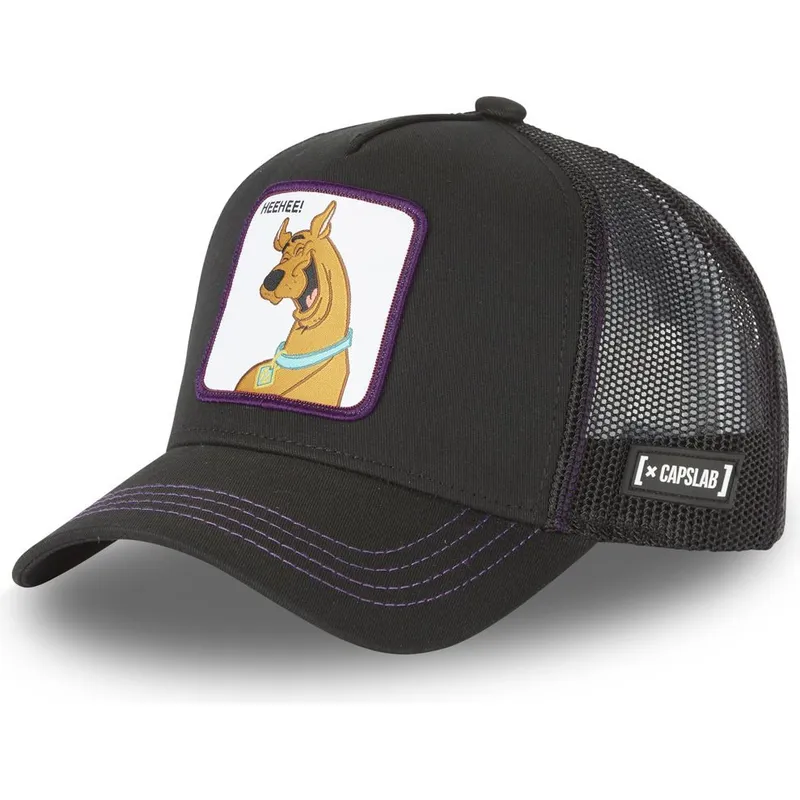 Capslab Scooby Doo HEE2 HeeHee Black Trucker Hat Caphunters Ca