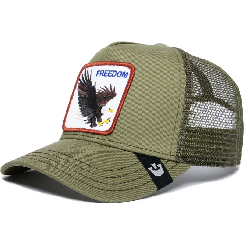 Goorin Bros Eagle Freedom The Farm Green Trucker Hat Caphunters Ca