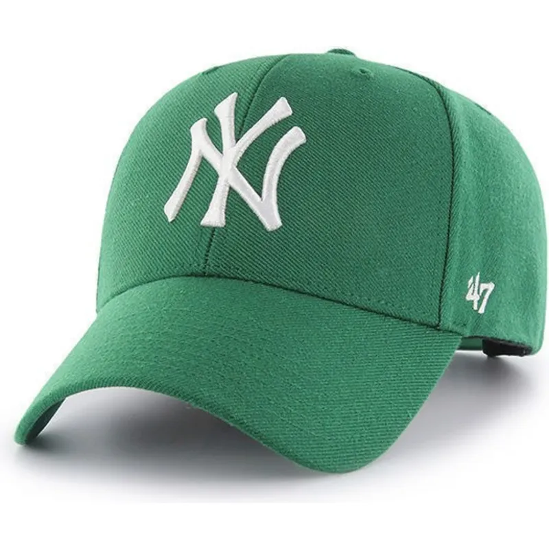 zielona-czapka-z-daszkiem-snapback-new-york-yankees-mlb-mvp-od-47-brand