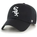 47-brand-curved-brim-chicago-white-sox-mlb-clean-up-cap-schwarz