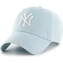 ljusbla-kurvad-keps-new-york-yankees-mlb-clean-up-fran-47-brand