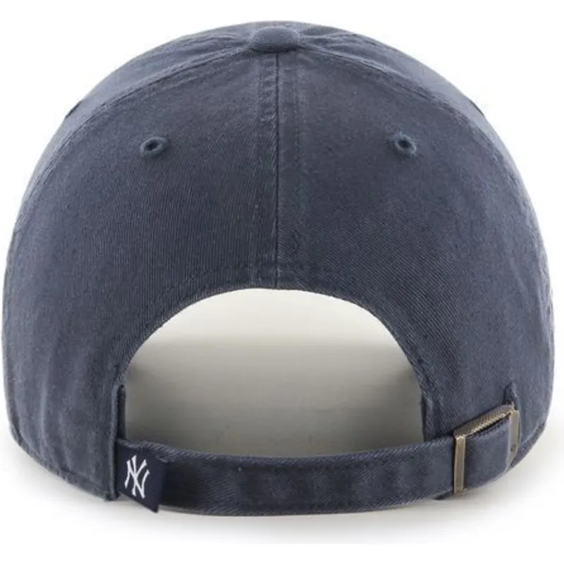 czapka-z-daszkiem-szara-denim-new-york-yankees-mlb-clean-up-od-47-brand