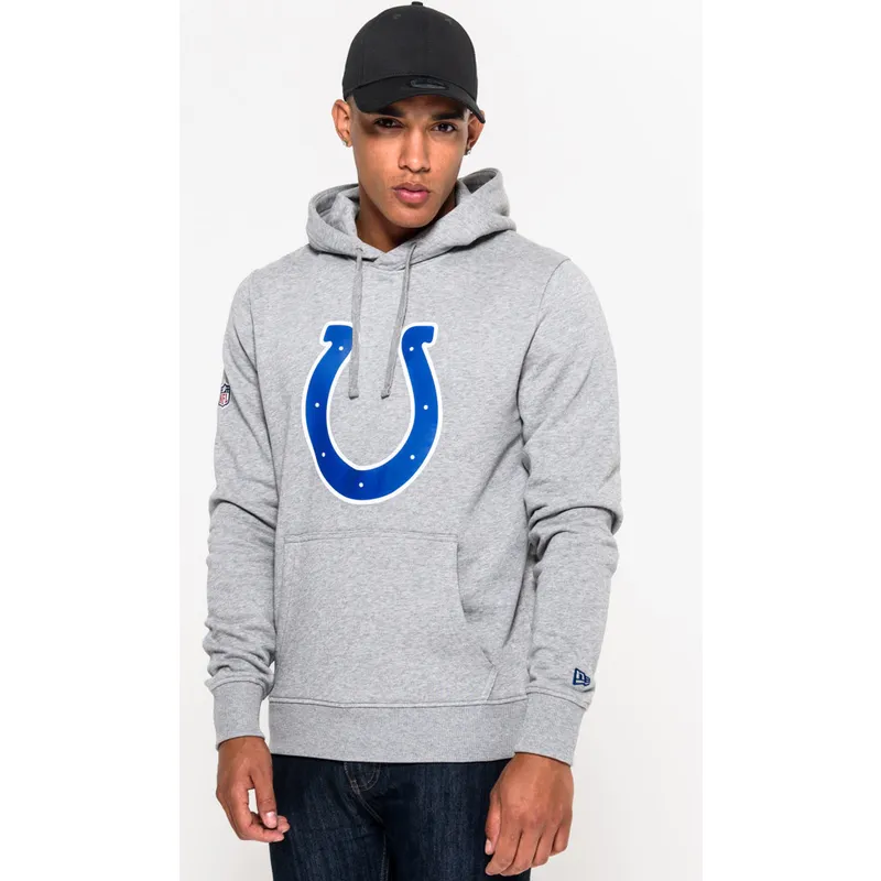 Indianapolis Colts Nfl NFL Hoodie - Large Grey Cotton Blend – Cerqular