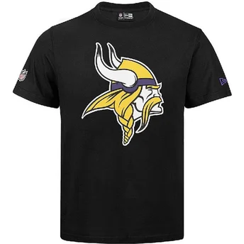 Μαύρο κοντομάνικο μπλουζάκι Minnesota Vikings NFL της New Era