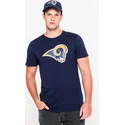 camiseta-de-manga-corta-azul-de-los-angeles-rams-nfl-de-new-era