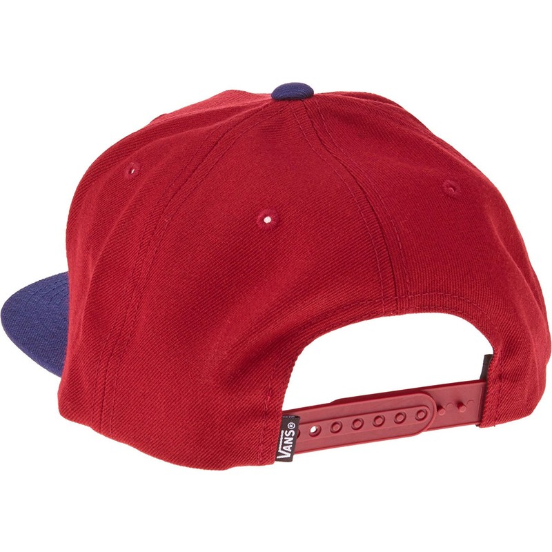 vans-purple-flat-brim-classic-patch-red-snapback-cap