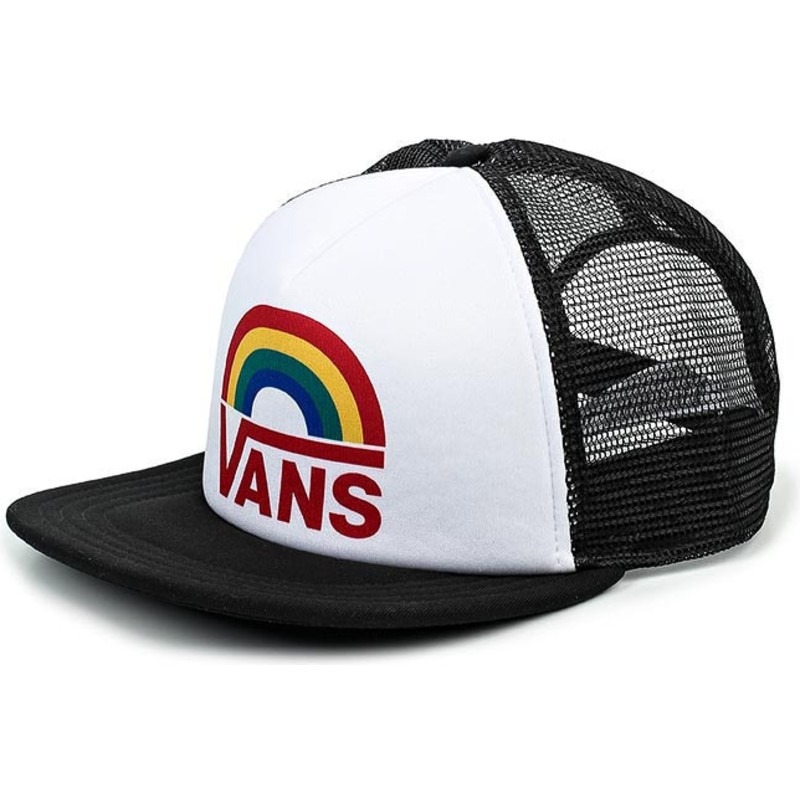 rainbow vans hat