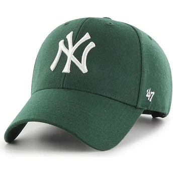 Σκούρο πράσινο καπέλο καμπύλης snapback New York Yankees MLB MVP από 47 Brand