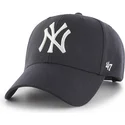 gorra-curva-azul-marino-snapback-de-new-york-yankees-mlb-mvp-de-47-brand