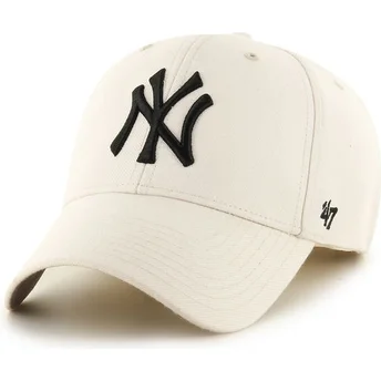 Καπέλο με καμπύλη κρέμας New York Yankees MLB MVP από 47 Brand