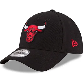 Ρυθμιζόμενο Μαύρο Καπέλο με Καμπύλη 9FORTY The League των Chicago Bulls NBA από τη New Era