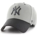 47-brand-curved-brim-new-york-yankees-mlb-mvp-audible-2-tone-grey-cap
