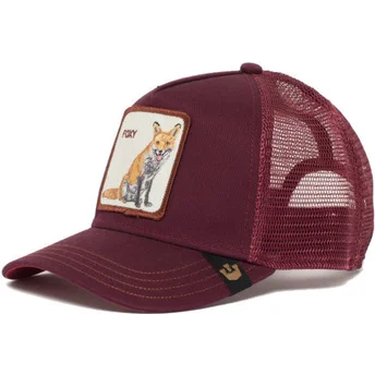 Gorra trucker granate zorro Foxy Mama de Goorin Bros.