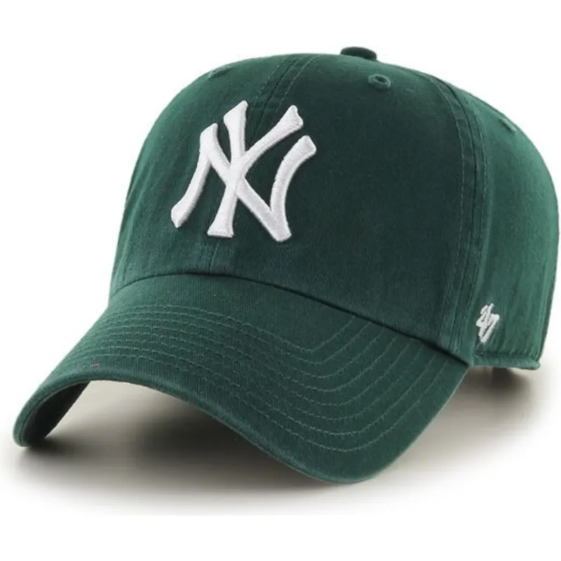 gron-kurvad-keps-new-york-yankees-clean-up-fran-47-brand