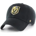 47-brand-curved-brim-vegas-golden-knights-nhl-clean-up-cap-schwarz