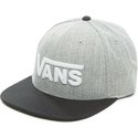 vans-flat-brim-drop-v-ii-grey-snapback-cap