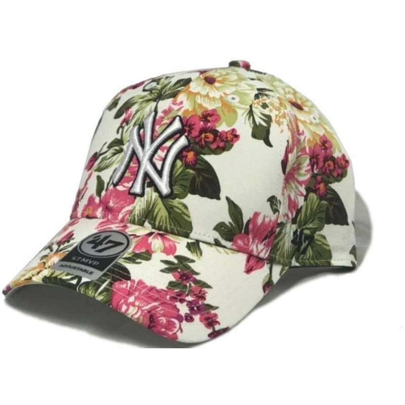 47-brand-curved-brim-new-york-yankees-mlb-mvp-rosalynn-floral-print-multicolor-cap