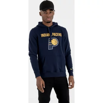 New Era Indiana Pacers NBA Navy Blue Pullover Hoody Sweatshirt