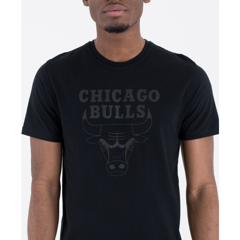 Official New Era NBA Team Logo Mesh Chicago Bulls Oversized T-Shirt C2_284