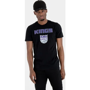 Μαύρη κοντομάνικη μπλούζα Sacramento Kings NBA της New Era
