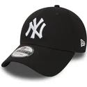 new-era-curved-brim-9forty-essential-new-york-yankees-mlb-adjustable-cap-schwarz