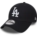 new-era-curved-brim-39thirty-classic-los-angeles-dodgers-mlb-fitted-cap-marineblau