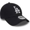 new-era-curved-brim-39thirty-classic-los-angeles-dodgers-mlb-fitted-cap-marineblau