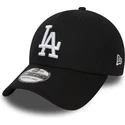 new-era-curved-brim-39thirty-essential-los-angeles-dodgers-mlb-fitted-cap-schwarz