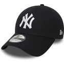 new-era-curved-brim-39thirty-classic-new-york-yankees-mlb-fitted-cap-marineblau