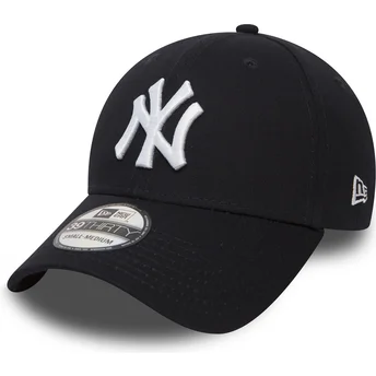 Σκούρο μπλε καμπυλωτό καπέλο 39THIRTY Classic New York Yankees MLB της New Era