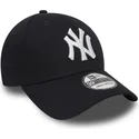 new-era-curved-brim-39thirty-classic-new-york-yankees-mlb-fitted-cap-marineblau