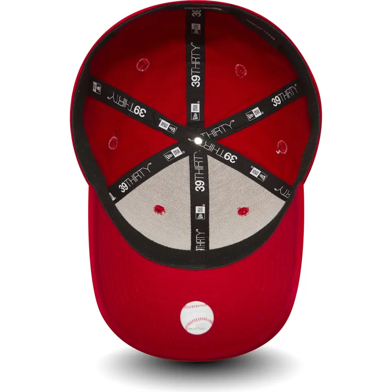 new-era-mlb-new-york-yankees-39thirty-classic-rote-gebogene-kappe