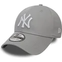 gorra-curva-gris-ajustada-39thirty-classic-de-new-york-yankees-mlb-de-new-era