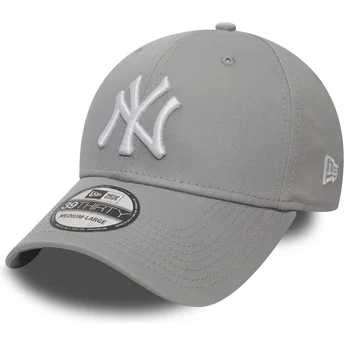Szara dopasowana czapka z zakrzywionym daszkiem 39THIRTY Classic New York Yankees MLB New Era