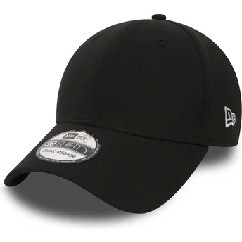 New Era Curved Brim 39THIRTY Basic Flag Fitted Cap schwarz