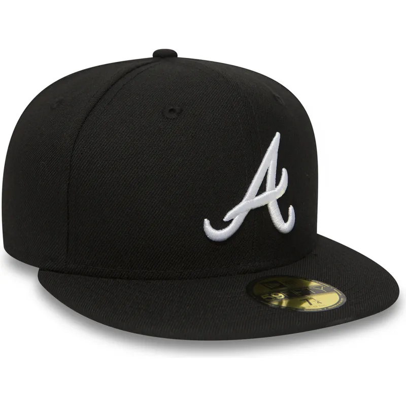 czarna-dopasowana-czapka-z-plaskim-daszkiem-59fifty-essential-atlanta-braves-mlb-new-era