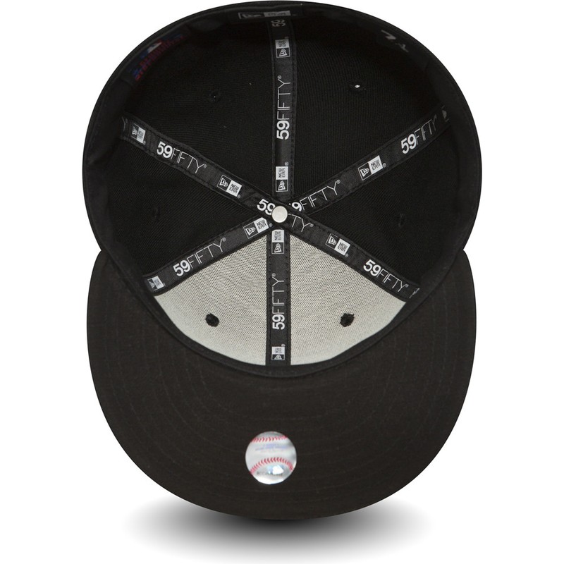 new-era-flat-brim-59fifty-essential-los-angeles-dodgers-mlb-black-fitted-cap