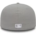graue-eng-anliegende-59fifty-essential-flat-cap-der-los-angeles-dodgers-mlb-von-new-era