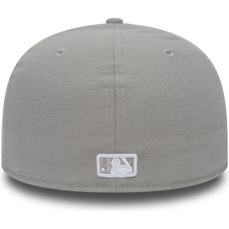 gra-platt-keps-justerad-59fifty-essential-fran-los-angeles-dodgers-mlb-av-new-era