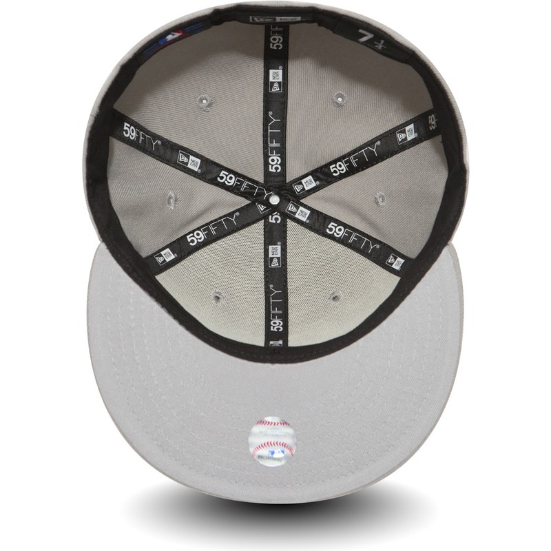 grey brim baseball fitteds