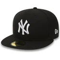 new-era-flat-brim-59fifty-essential-new-york-yankees-mlb-fitted-cap-schwarz