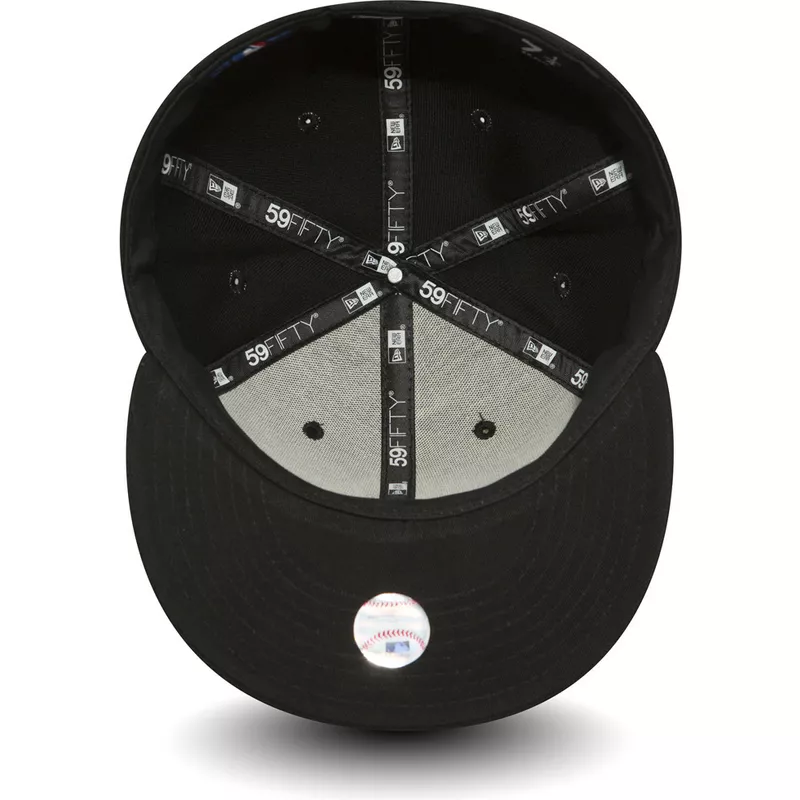 new-era-flat-brim-59fifty-essential-new-york-yankees-mlb-black-fitted-cap