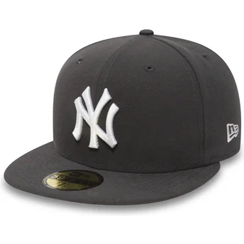Καπέλο επίπεδο πέτρας προσαρμοσμένο 59FIFTY Essential της ομάδας New York Yankees MLB από την New Era