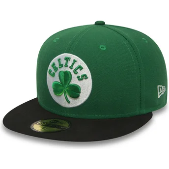 Καπέλο πράσινο επίπεδο 59FIFTY Essential των Boston Celtics NBA από τη New Era