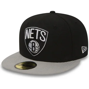 Μαύρο καπέλο 59FIFTY Essential Brooklyn Nets NBA της New Era