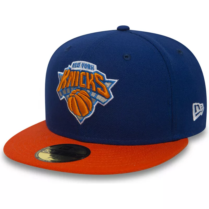 New Era Flat Brim 59FIFTY Essential New York Knicks NBA Blue