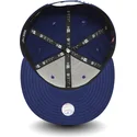 new-era-flat-brim-9fifty-essential-los-angeles-dodgers-mlb-snapback-cap-blau-