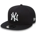 gorra-plana-azul-marino-ajustable-9fifty-essential-de-new-york-yankees-mlb-de-new-era