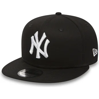 Ρυθμιζόμενο μαύρο καπέλο 9FIFTY White on Black των New York Yankees MLB από τη New Era