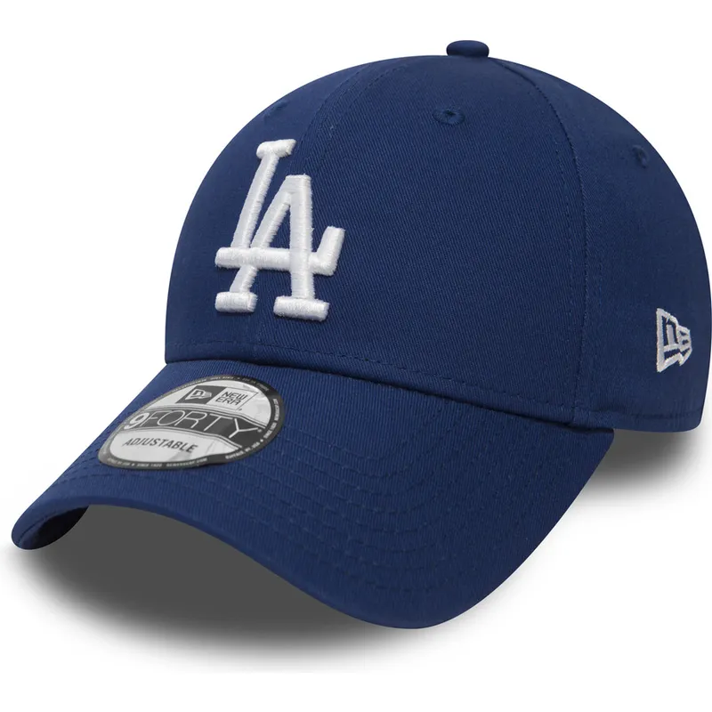 niebieska-regulowana-czapka-z-zakrzywionym-daszkiem-9forty-essential-los-angeles-dodgers-mlb-new-era